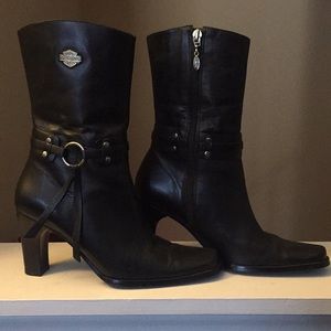 Harley Davidson black boots